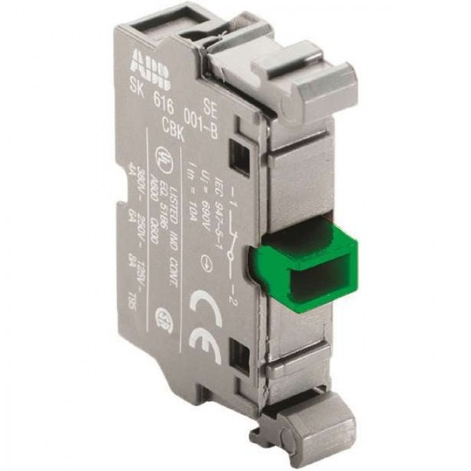 Блок контактов ABB MCB-10, фронтальный монтаж, 1НО 1SFA611610R1001 Блок контактов ABB MCB-10, фронтальный монтаж, 1НО 1SFA611610R1001
