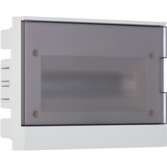 Бокс в нишу ABB BASIC E 12М серая прозрачная дверь (с клеммами)
