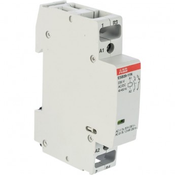 Контактор ABB ESB20-11N-06 модульный (20А АС-1 1НО+1НЗ) катушка 230В AC/DC