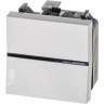 Механизм переключателя ABB СП ZENIT одноклавишный 2М 16А IP20 белый 2CLA220200N1101
