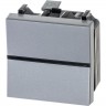 Механизм переключателя ABB СП ZENIT одноклавишный 2М 16А IP20 серебряный 2CLA220200N1301