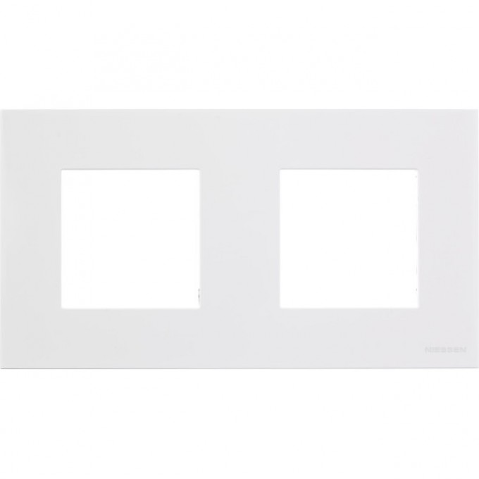 Рамка ABB ZENIT N2272 BL 2 поста белый 2CLA227200N1101 Рамка ABB ZENIT N2272 BL 2 поста белый 2CLA227200N1101