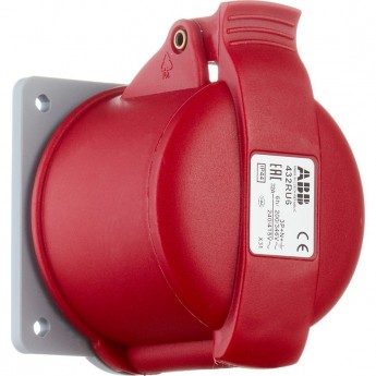 Розетка панельная ABB 432 RU6 32A, 3P+N+E, IP44