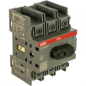 Рубильник ABB 3п OT100F3 100А (80А AC23)