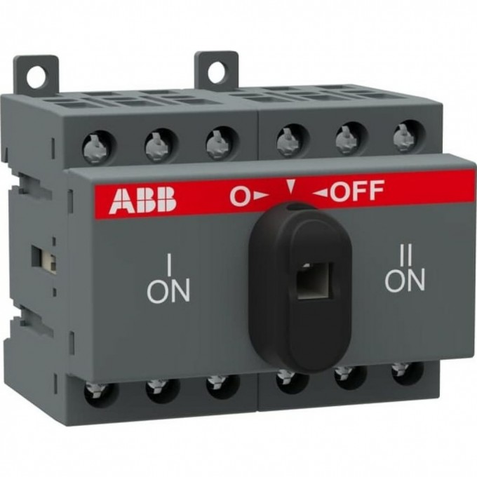 Рубильник реверсивный ABB OT16F3C 16А (16А AC23) 1SCA104816R1001 Рубильник реверсивный ABB OT16F3C 16А (16А AC23) 1SCA104816R1001