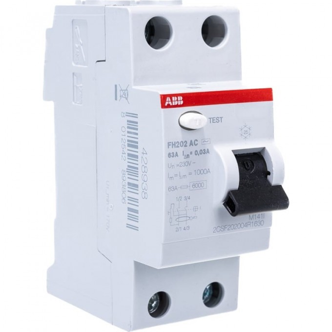 Устройство защитного отключения ABB FH202 2CSF202004R1630 Устройство защитного отключения ABB FH202 2CSF202004R1630