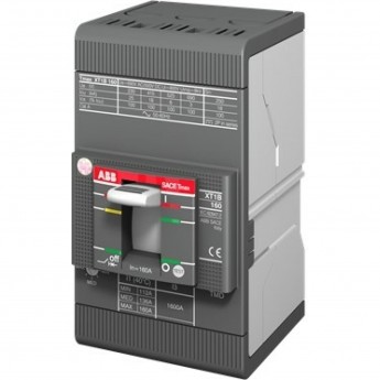 Выключатель автоматический ABB 3п XT1B 160 TMD 160-1600 3p F F