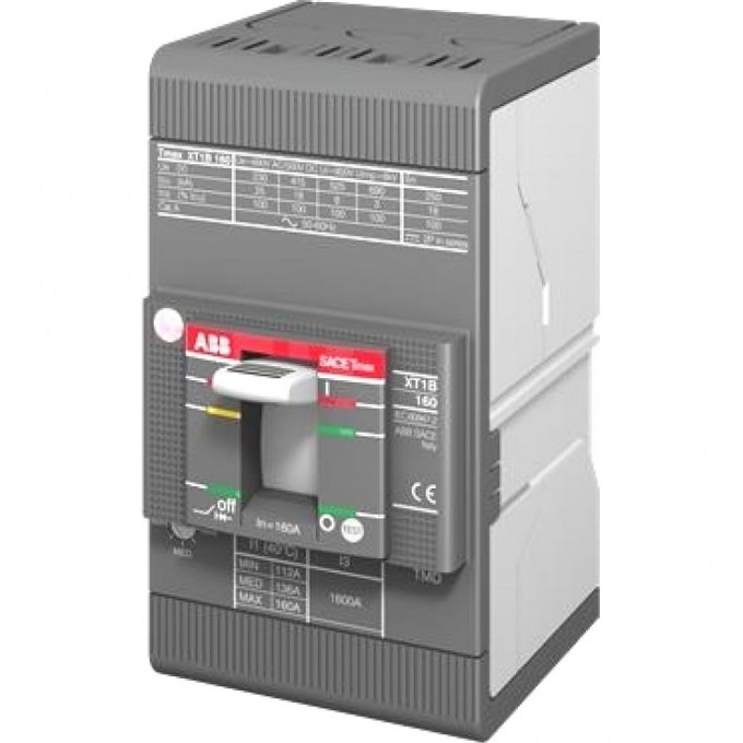 Выключатель автоматический ABB 3п XT3N 250 TMD 200-2000 3p F F 1SDA068058R1 Выключатель автоматический ABB 3п XT3N 250 TMD 200-2000 3p F F 1SDA068058R1