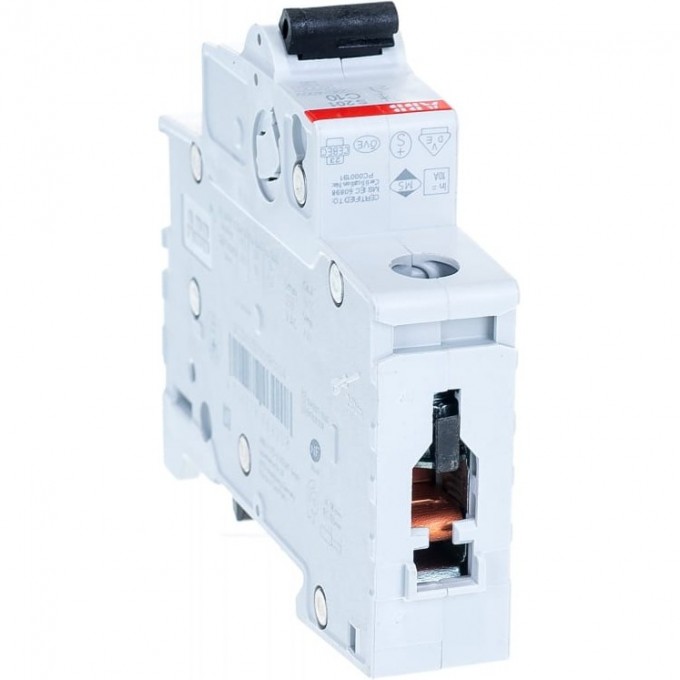 Выключатель автоматический модульный ABB 1п C S201 6кА 10А 2CDS251001R0104 Выключатель автоматический модульный ABB 1п C S201 6кА 10А 2CDS251001R0104