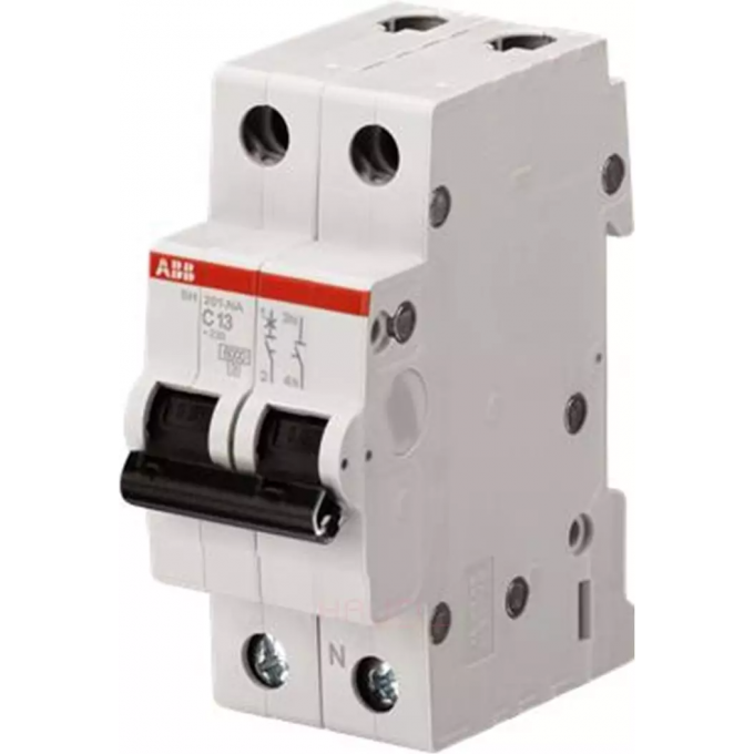 Выключатель автоматический модульный ABB 2п (1P+N) C 6А 6кА SH201 C 6 NA 2CDS211103R0064 Выключатель автоматический модульный ABB 2п (1P+N) C 6А 6кА SH201 C 6 NA 2CDS211103R0064