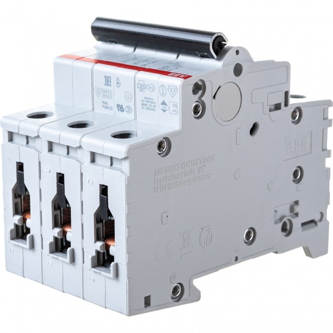 Выключатель автоматический модульный ABB S203 3п C 10А 6кА C10 2CDS253001R0104 Выключатель автоматический модульный ABB S203 3п C 10А 6кА C10 2CDS253001R0104