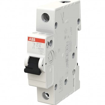 Выключатель автоматический модульный ABB SH201 1п C 10А 6кА C10