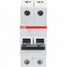 Выключатель автоматический модульный ABB SH202L 2п C 16А 4.5кА C16 2CDS242001R0164