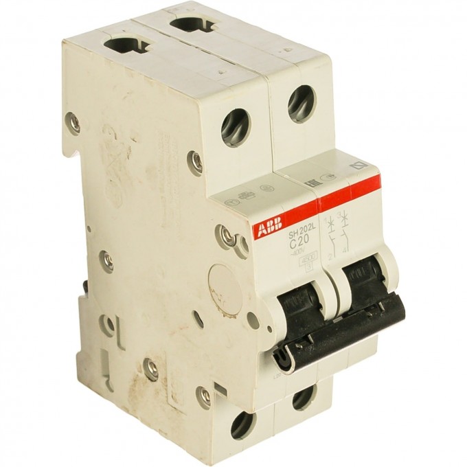 Выключатель автоматический модульный ABB SH202L 2п C 20А 4.5кА C20 2CDS242001R0204 Выключатель автоматический модульный ABB SH202L 2п C 20А 4.5кА C20 2CDS242001R0204