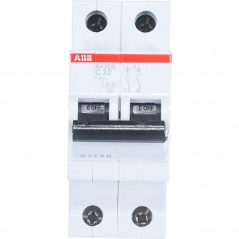 Выключатель автоматический модульный ABB SH202L 2п C 32А 4.5кА C32