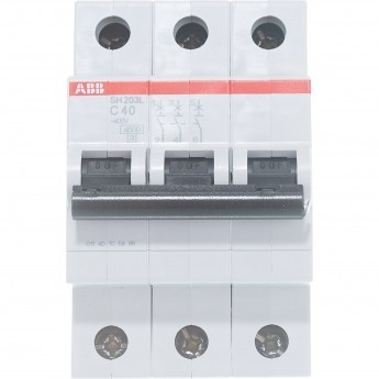 Выключатель автоматический модульный ABB SH203L 3п C 40А 4.5кА C40
